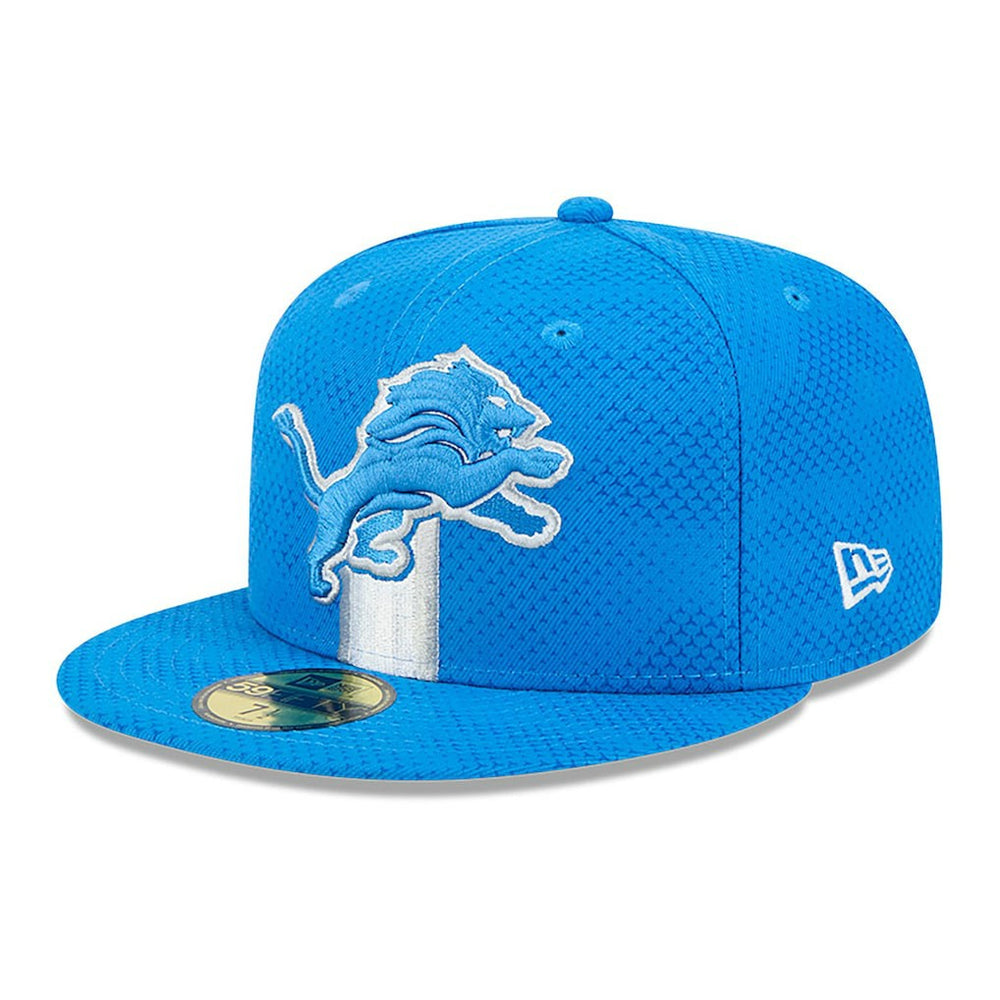 Detroit Lions New Era 2024 Sideline 59FIFTY Fitted Hat - Blue on sale