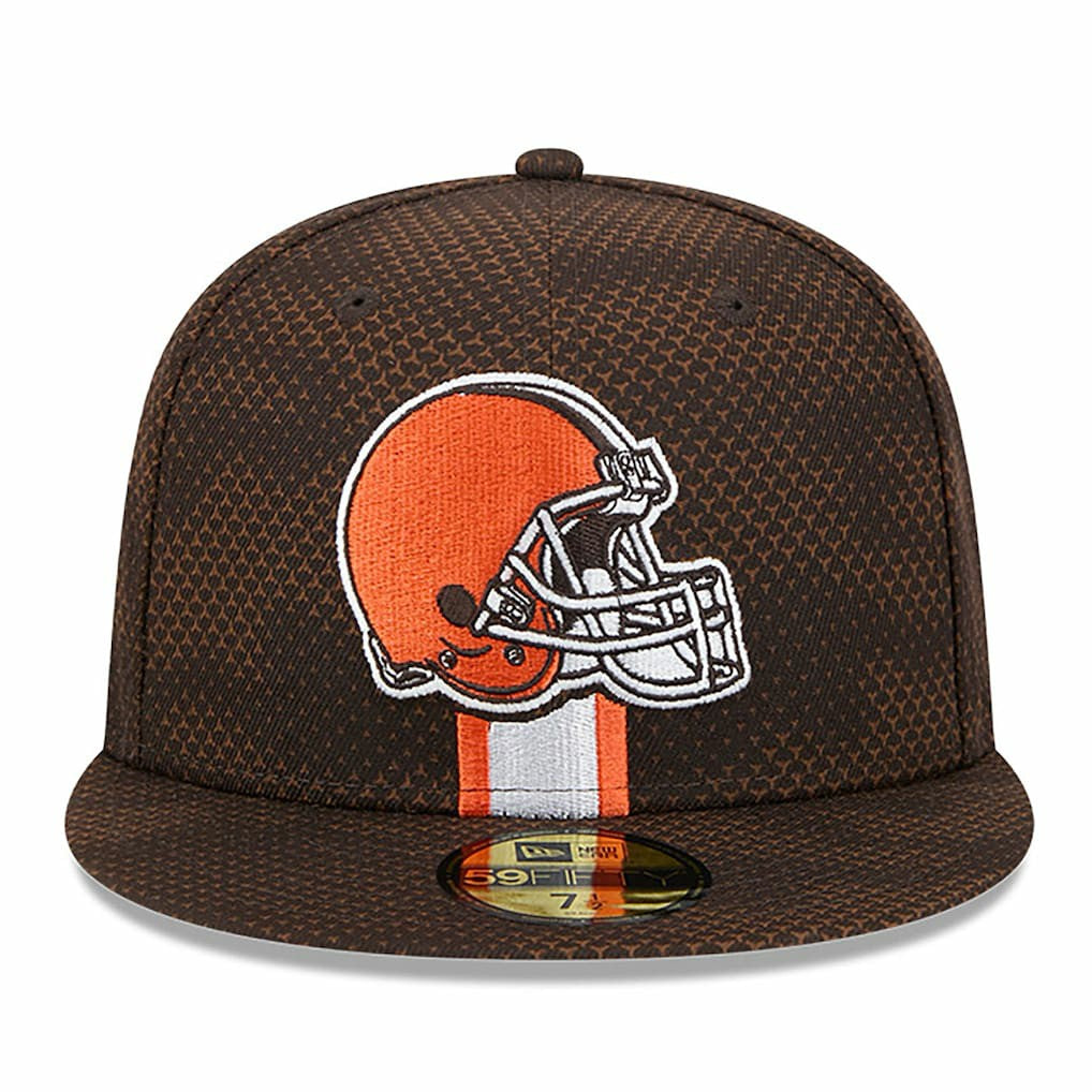 Cleveland Browns New Era 2024 Sideline 59FIFTY Fitted Hat - Brown on sale