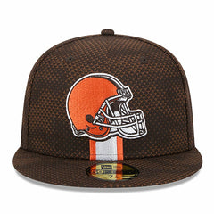 Cleveland Browns New Era 2024 Sideline 59FIFTY Fitted Hat - Brown on sale