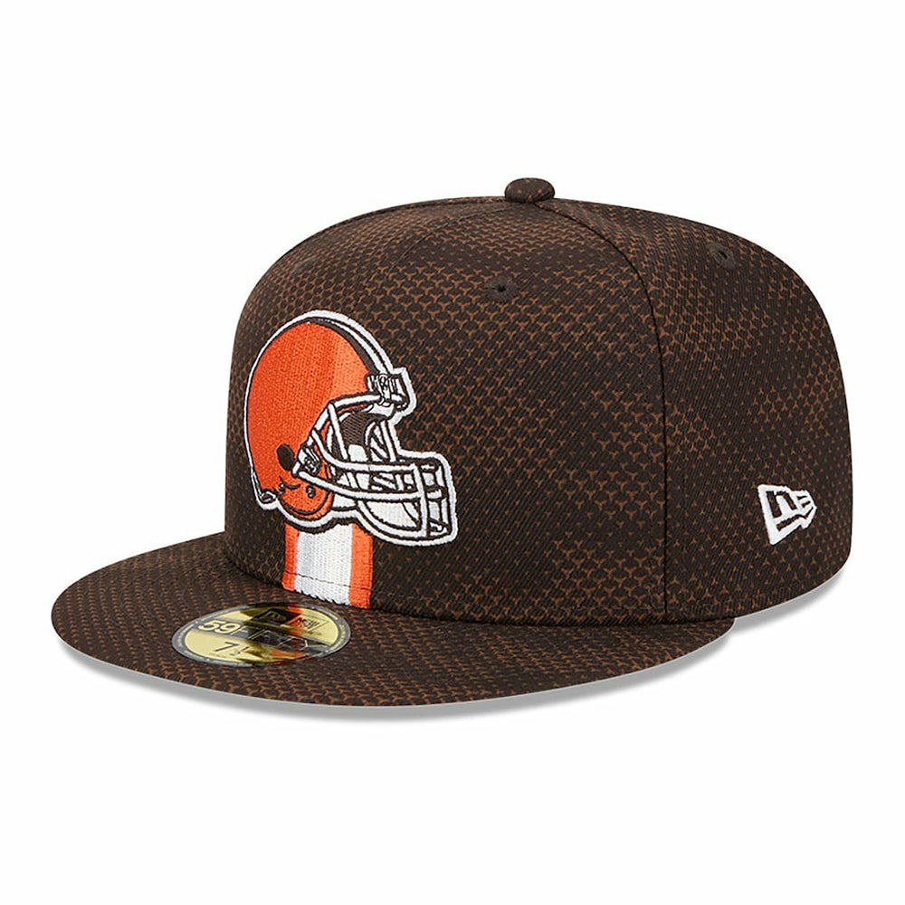 Cleveland Browns New Era 2024 Sideline 59FIFTY Fitted Hat - Brown on sale