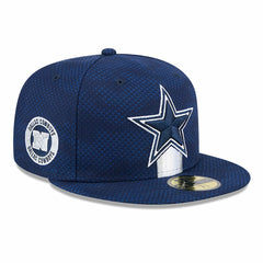 Dallas Cowboys New Era 2024 Sideline 59FIFTY Fitted Hat - Navy sale