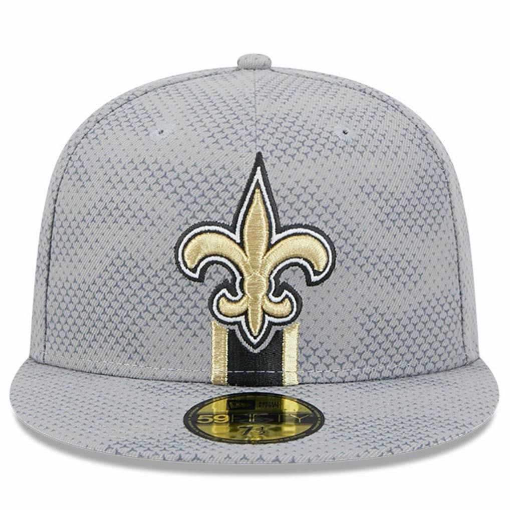 New Orleans Saints New Era 2024 Sideline 59FIFTY Fitted Hat - Gray cheap