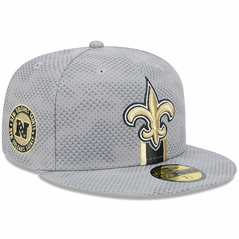 New Orleans Saints New Era 2024 Sideline 59FIFTY Fitted Hat - Gray cheap