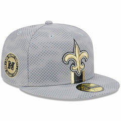 New Orleans Saints New Era 2024 Sideline 59FIFTY Fitted Hat - Gray cheap