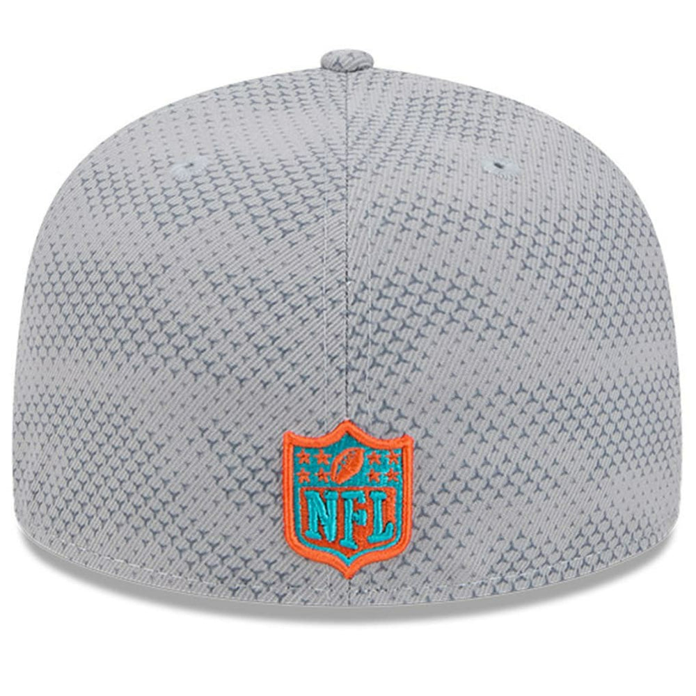 Miami Dolphins New Era 2024 Sideline 59FIFTY Fitted Hat - Gray discount