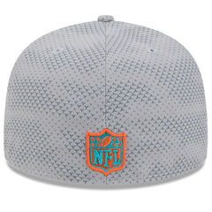 Miami Dolphins New Era 2024 Sideline 59FIFTY Fitted Hat - Gray discount