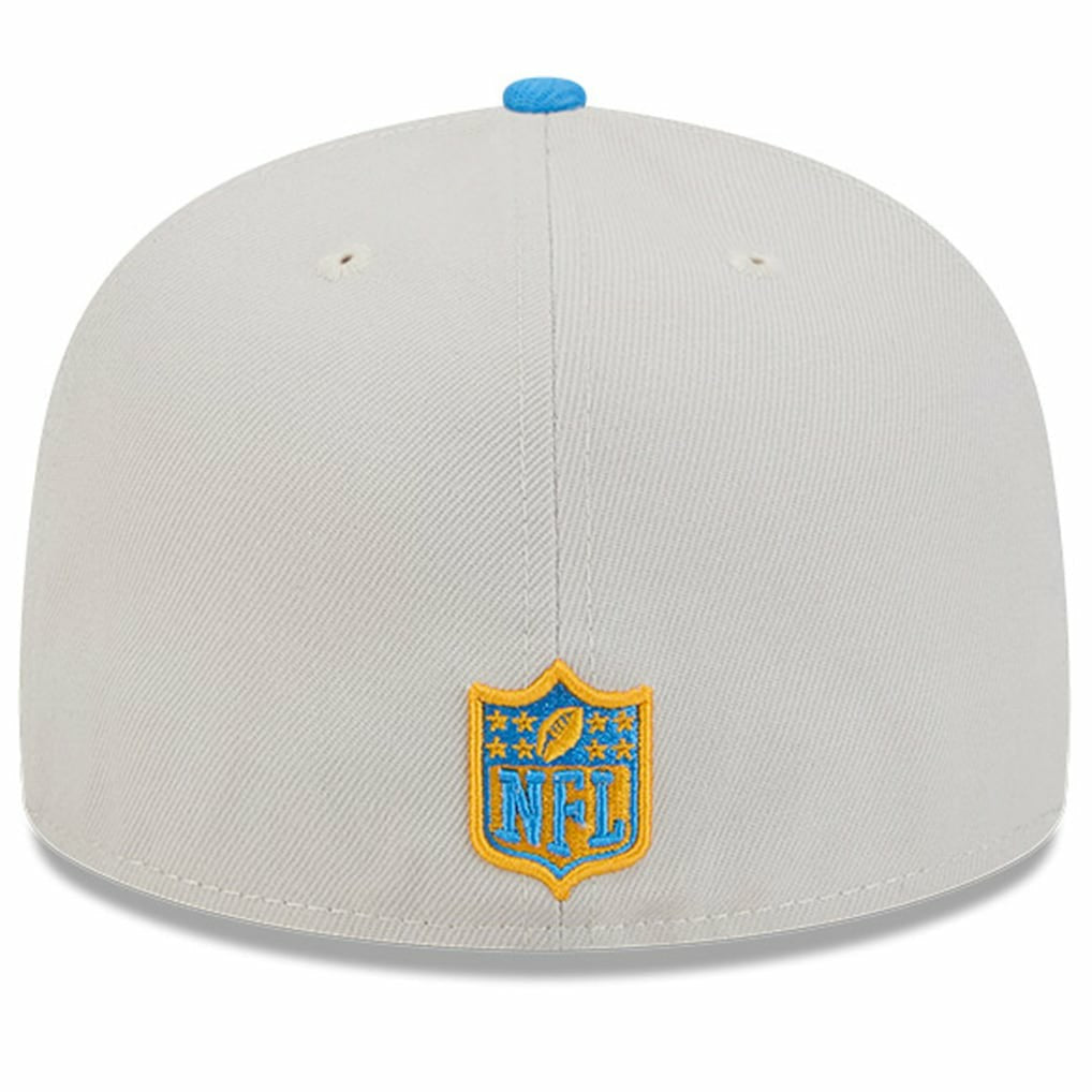 Los Angeles Chargers New Era 2024 Sideline Historic 59FIFTY Fitted Hat - Stone/Powder Blue discount