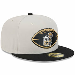 New Orleans Saints New Era 2024 Sideline Historic 59FIFTY Fitted Hat - Stone/Black online