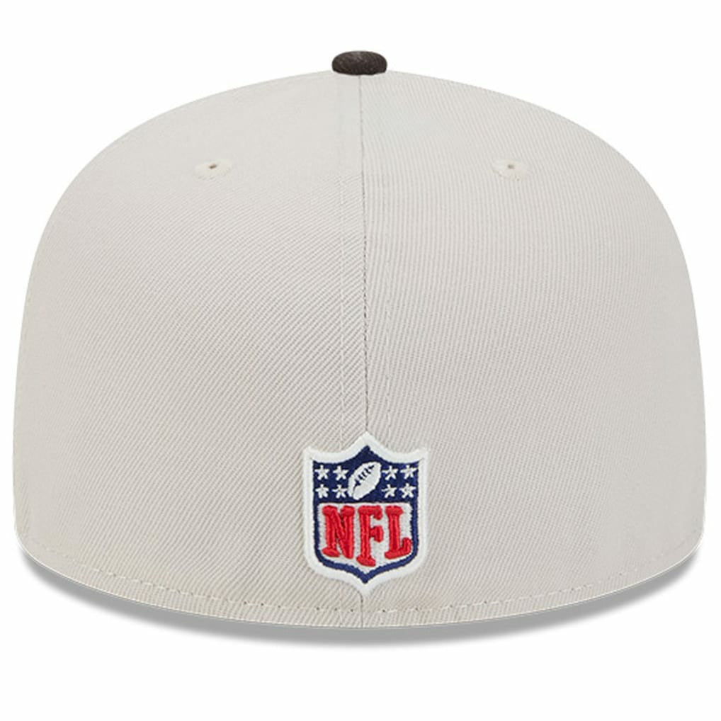 Cleveland Browns New Era 2024 Sideline Historic 59FIFTY Fitted Hat - Stone/Brown on sale