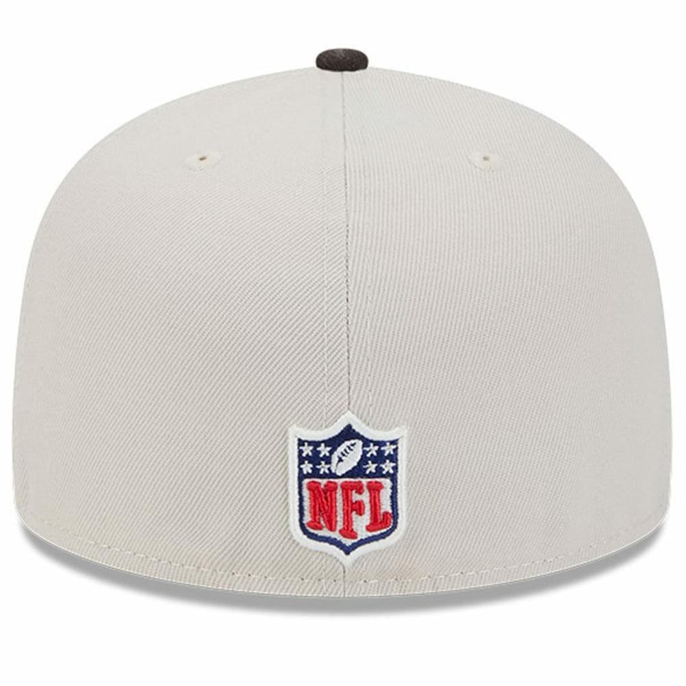 Cleveland Browns New Era 2024 Sideline Historic 59FIFTY Fitted Hat - Stone/Brown on sale