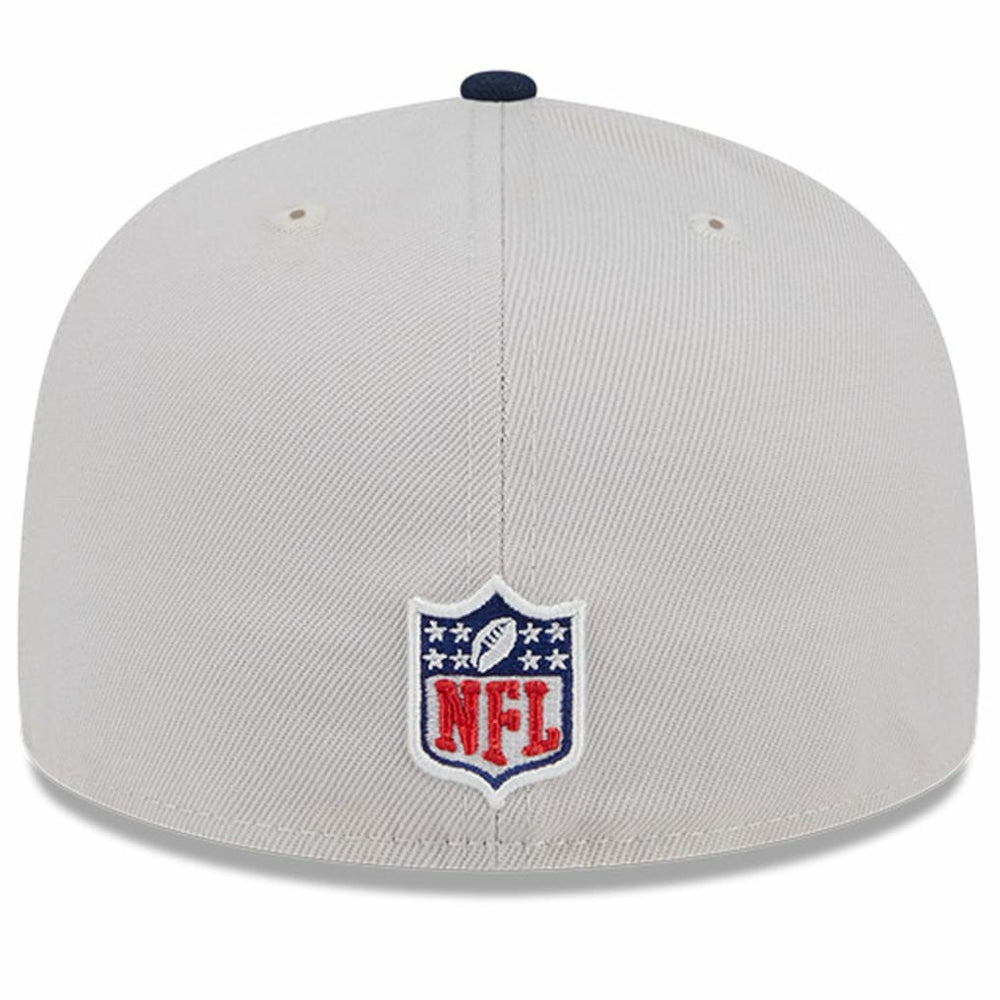 Dallas Cowboys New Era 2024 Sideline Historic 59FIFTY Fitted Hat - Stone/Navy for sale
