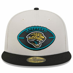 Jacksonville Jaguars New Era 2024 Sideline Historic 59FIFTY Fitted Hat - Stone/Black on sale