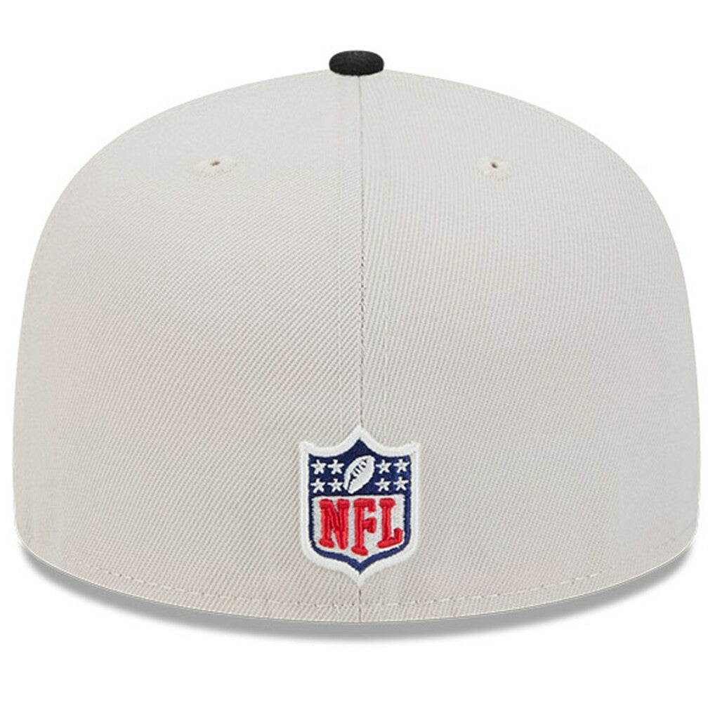 Jacksonville Jaguars New Era 2024 Sideline Historic 59FIFTY Fitted Hat - Stone/Black on sale