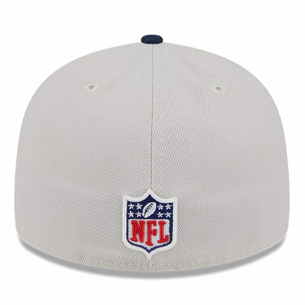 Dallas Cowboys New Era Male 2024 Sideline Historic Low Profile 59FIFTY Fitted Hat - Stone/Navy for sale
