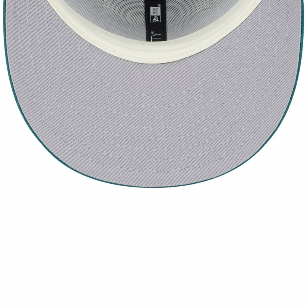 Philadelphia Eagles New Era 2024 Sideline Statement 9FIFTY Snapback Hat - Midnight Green for sale