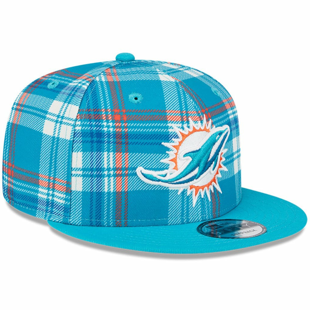Miami Dolphins New Era 2024 Sideline Statement 9FIFTY Snapback Hat - Aqua outlet