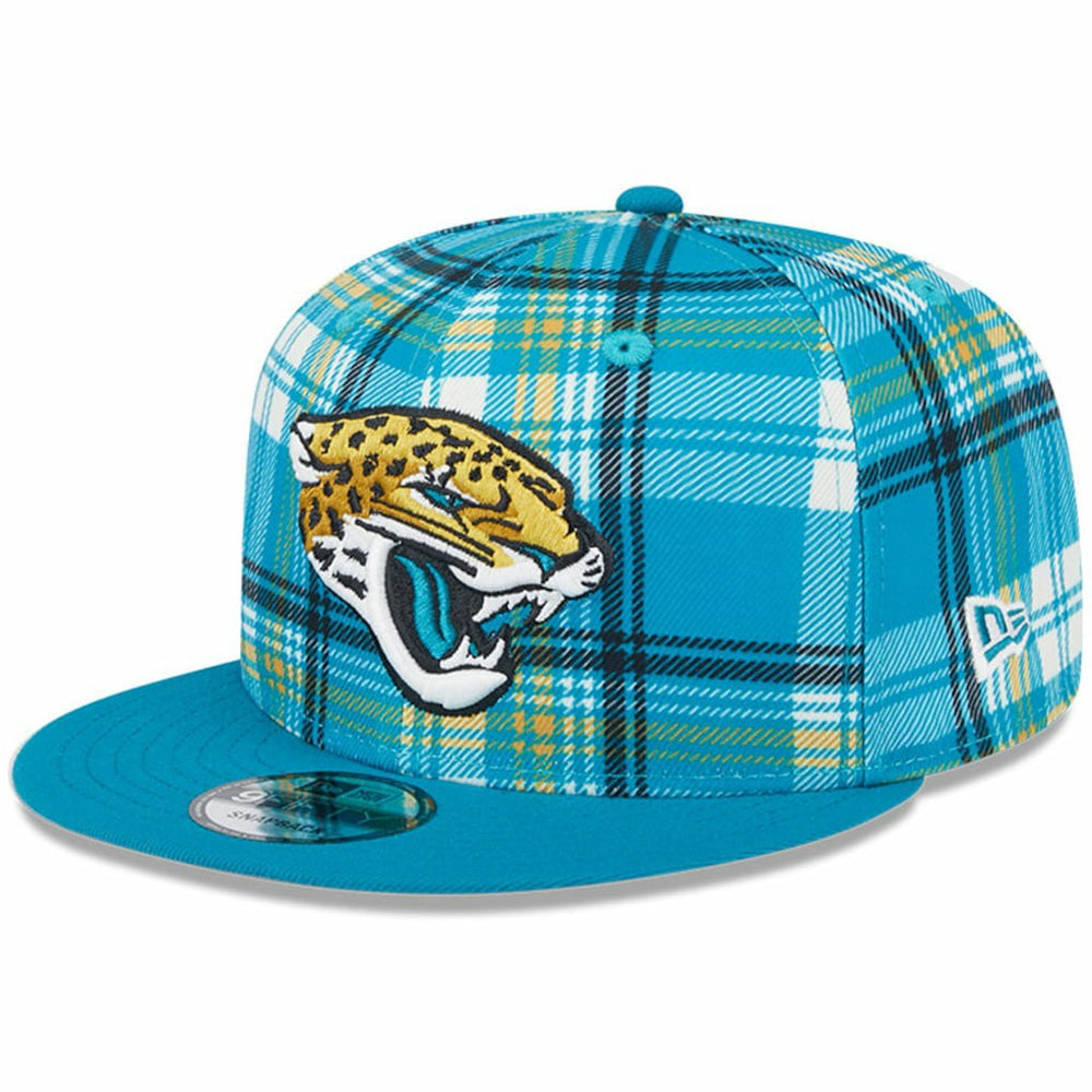 Jacksonville Jaguars New Era 2024 Sideline Statement 9FIFTY Snapback Hat - Teal sale