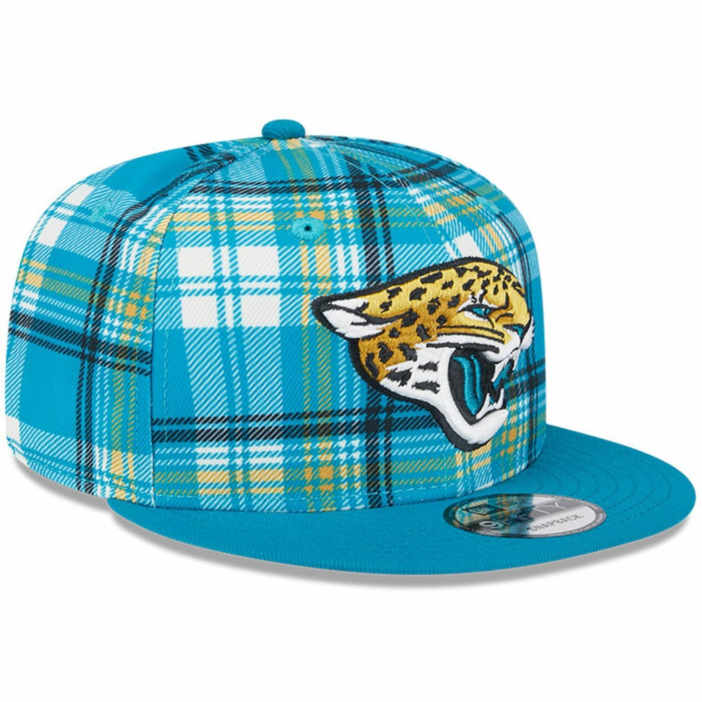 Jacksonville Jaguars New Era 2024 Sideline Statement 9FIFTY Snapback Hat - Teal sale