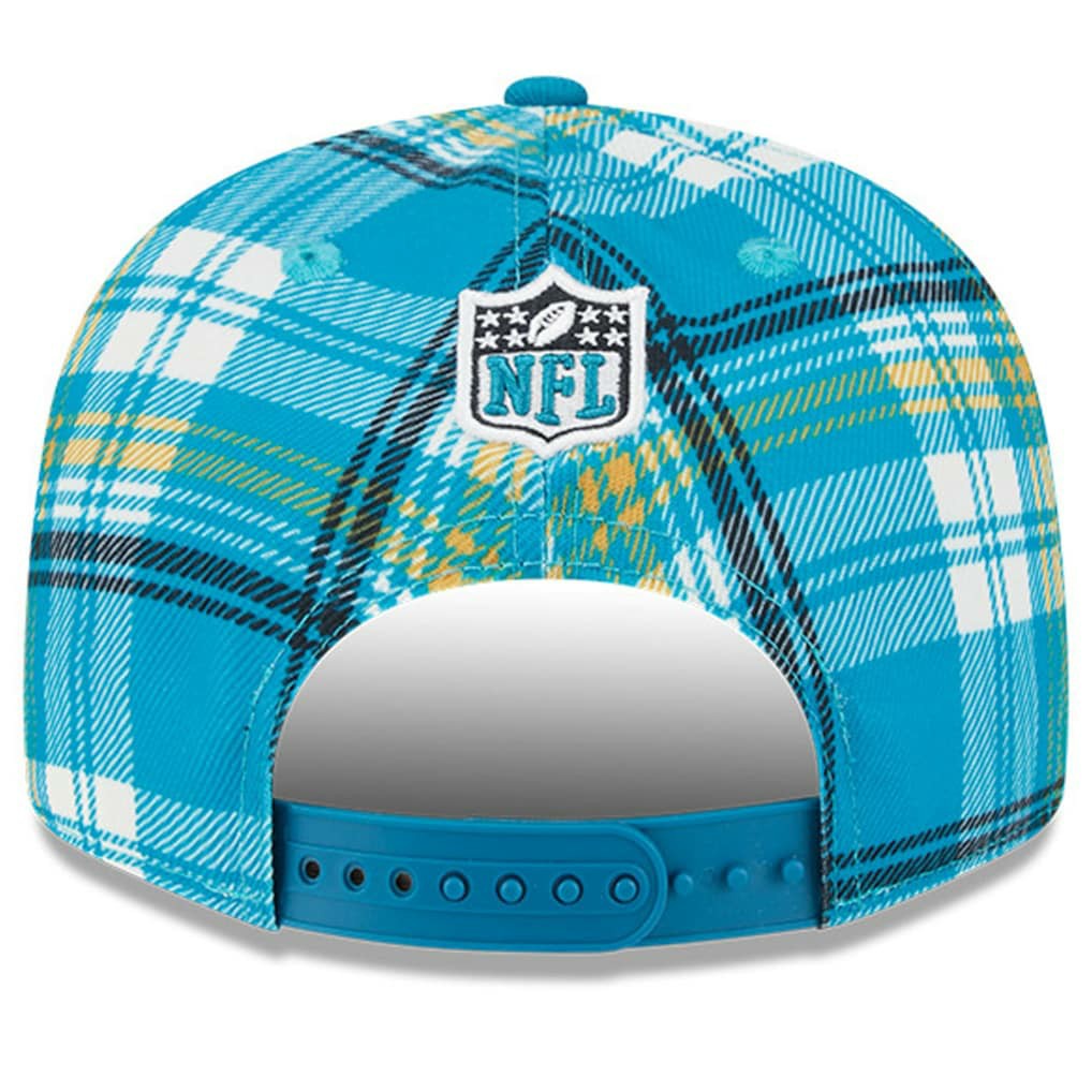Jacksonville Jaguars New Era 2024 Sideline Statement 9FIFTY Snapback Hat - Teal sale