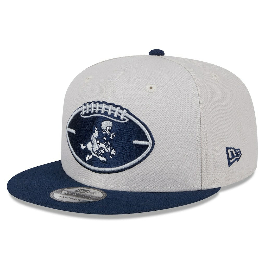 Dallas Cowboys New Era 2024 Sideline Historic 9FIFTY Snapback Hat - Stone/Navy online