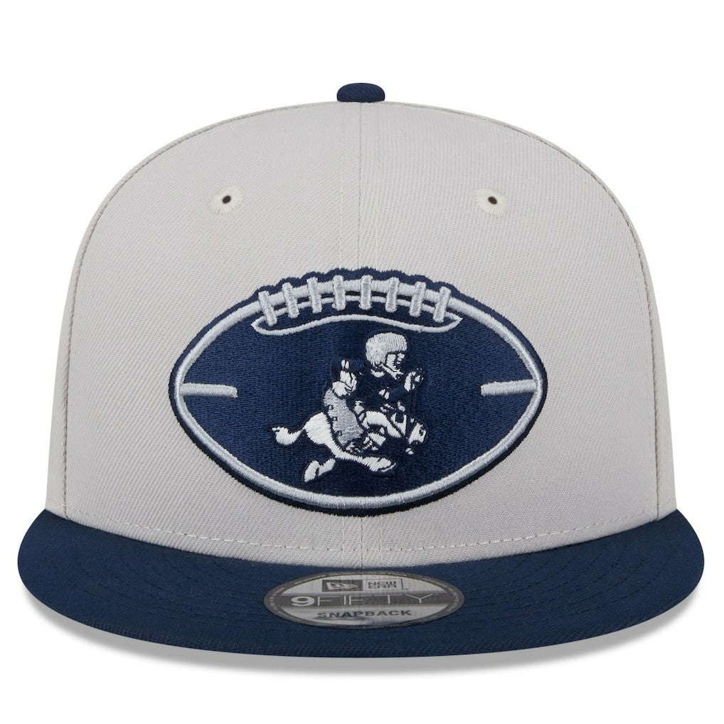 Dallas Cowboys New Era 2024 Sideline Historic 9FIFTY Snapback Hat - Stone/Navy online