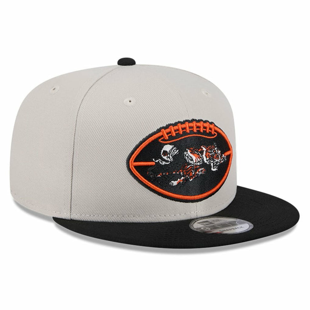 Cincinnati Bengals New Era 2024 Sideline Historic 9FIFTY Snapback Hat - Stone/Black discount