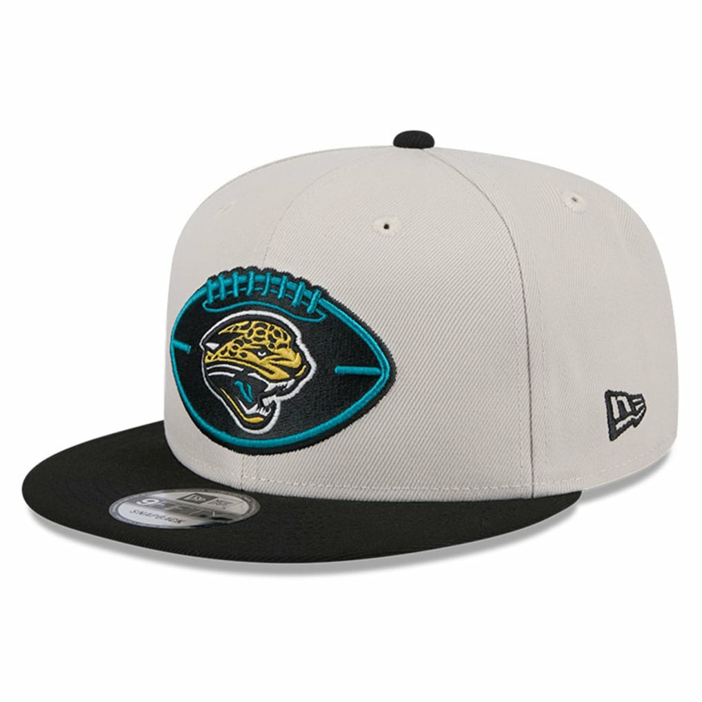 Jacksonville Jaguars New Era 2024 Sideline Historic 9FIFTY Snapback Hat - Stone/Black outlet
