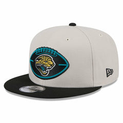 Jacksonville Jaguars New Era 2024 Sideline Historic 9FIFTY Snapback Hat - Stone/Black outlet