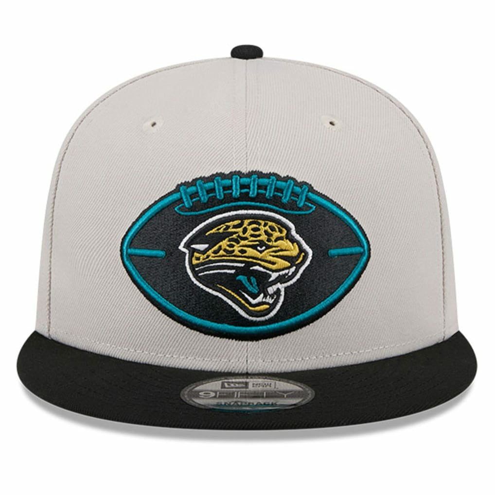 Jacksonville Jaguars New Era 2024 Sideline Historic 9FIFTY Snapback Hat - Stone/Black outlet