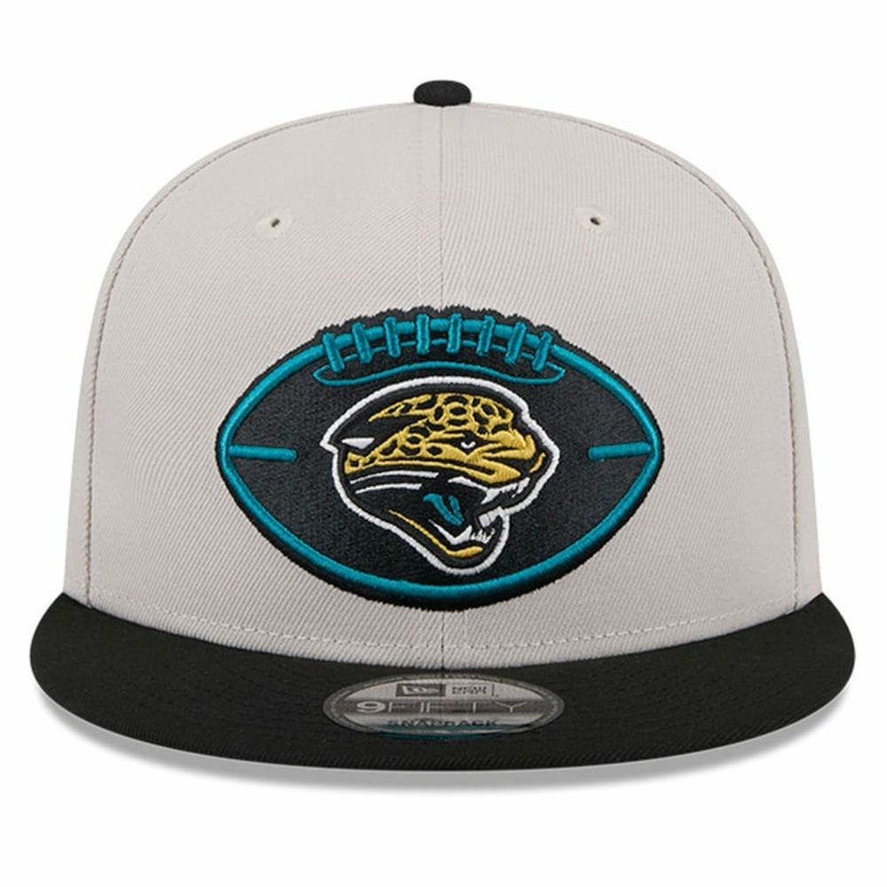 Jacksonville Jaguars New Era 2024 Sideline Historic 9FIFTY Snapback Hat - Stone/Black outlet