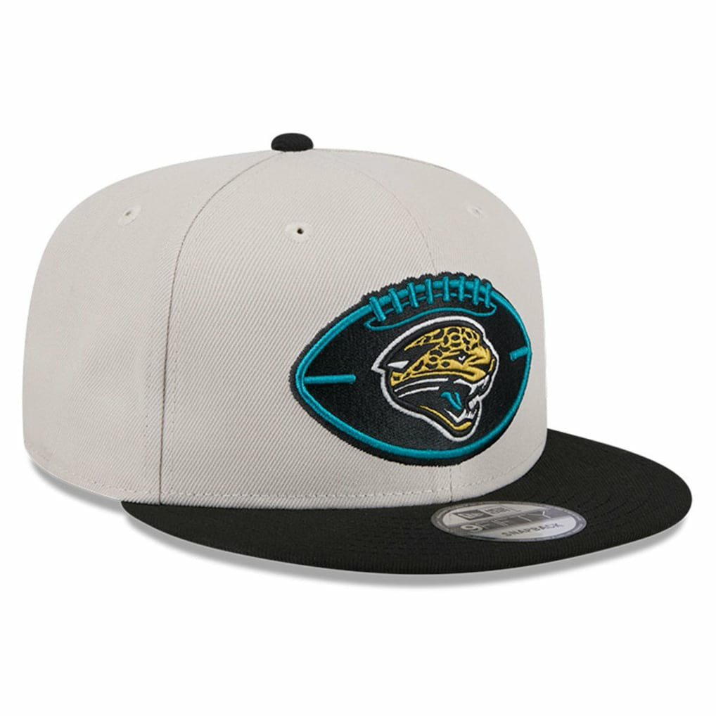 Jacksonville Jaguars New Era 2024 Sideline Historic 9FIFTY Snapback Hat - Stone/Black outlet