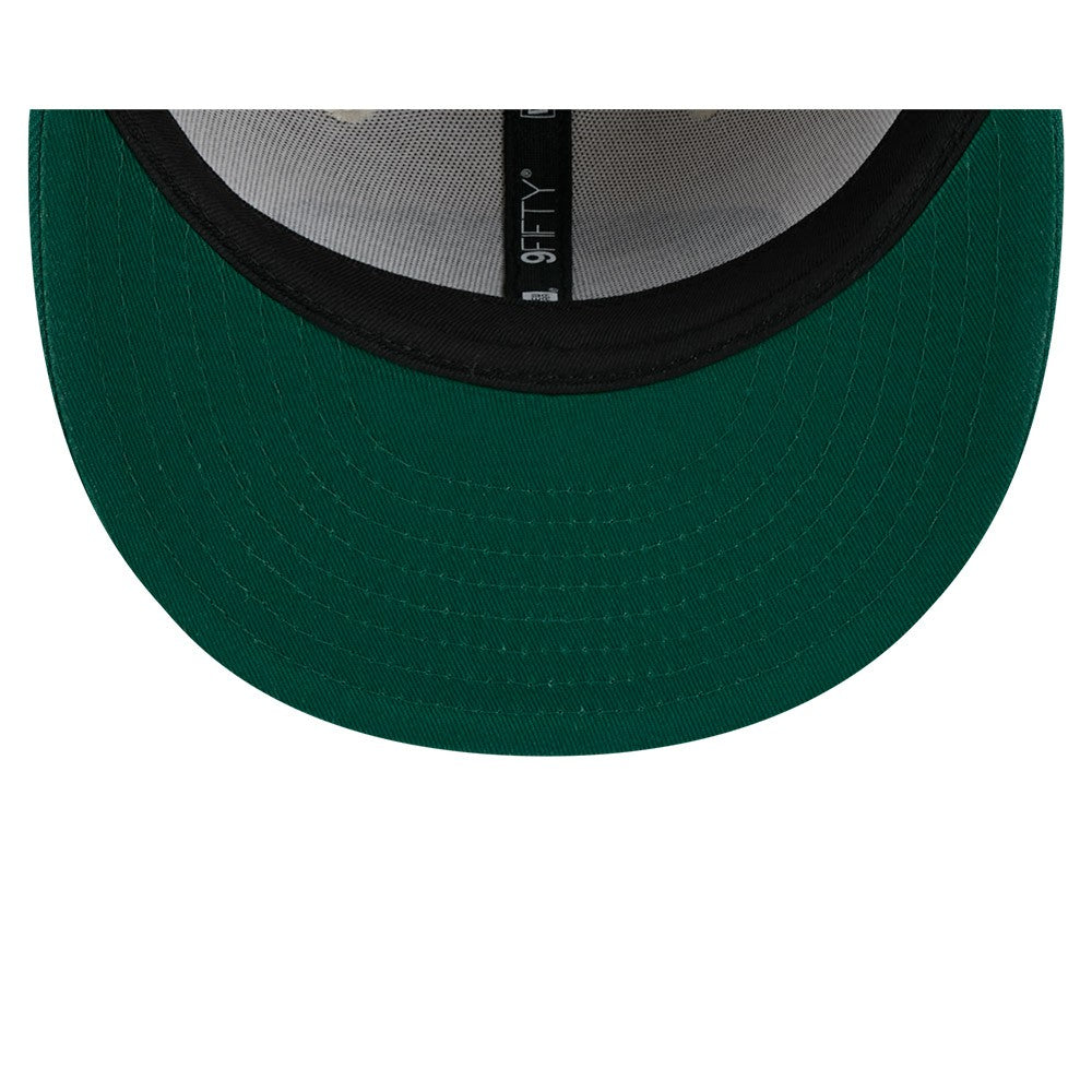 New York Jets New Era 2024 Sideline Historic 9FIFTY Snapback Hat - Stone/Green for sale