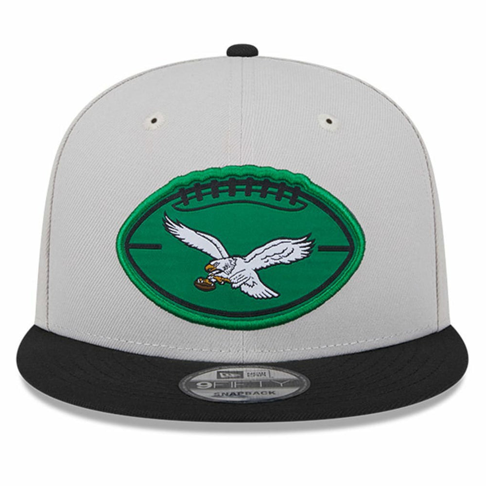 Philadelphia Eagles New Era 2024 Sideline Historic 9FIFTY Snapback Hat - Stone/Black online