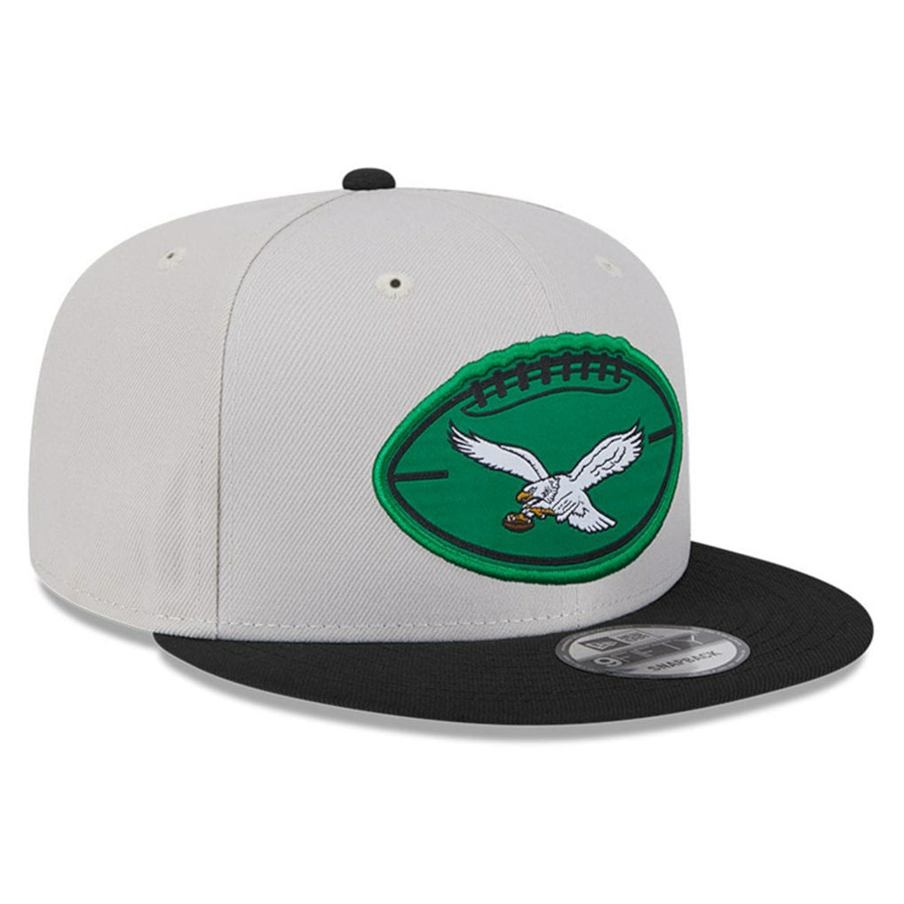 Philadelphia Eagles New Era 2024 Sideline Historic 9FIFTY Snapback Hat - Stone/Black online