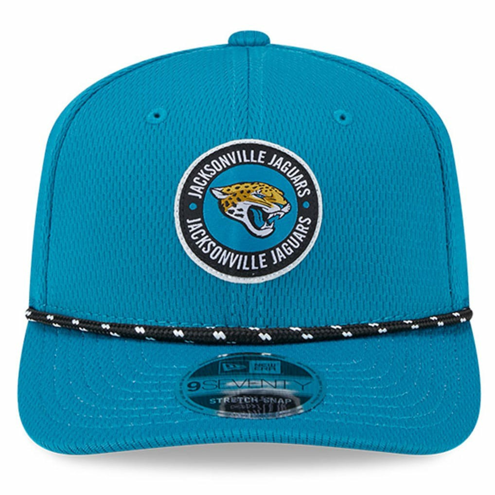 Jacksonville Jaguars New Era 2024 Sideline 9SEVENTY Stretch-Snap Hat - Teal outlet