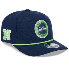 Seattle Seahawks New Era 2024 Sideline 9SEVENTY Stretch-Snap Hat - College Navy cheap