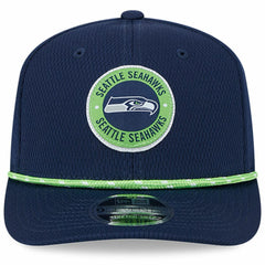 Seattle Seahawks New Era 2024 Sideline 9SEVENTY Stretch-Snap Hat - College Navy cheap