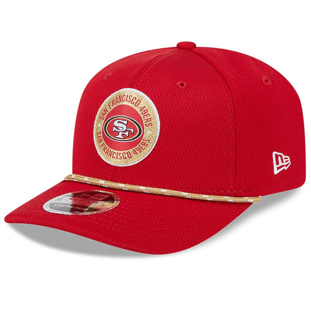 San Francisco 49ers New Era 2024 Sideline 9SEVENTY Stretch-Snap Hat - Scarlet sale
