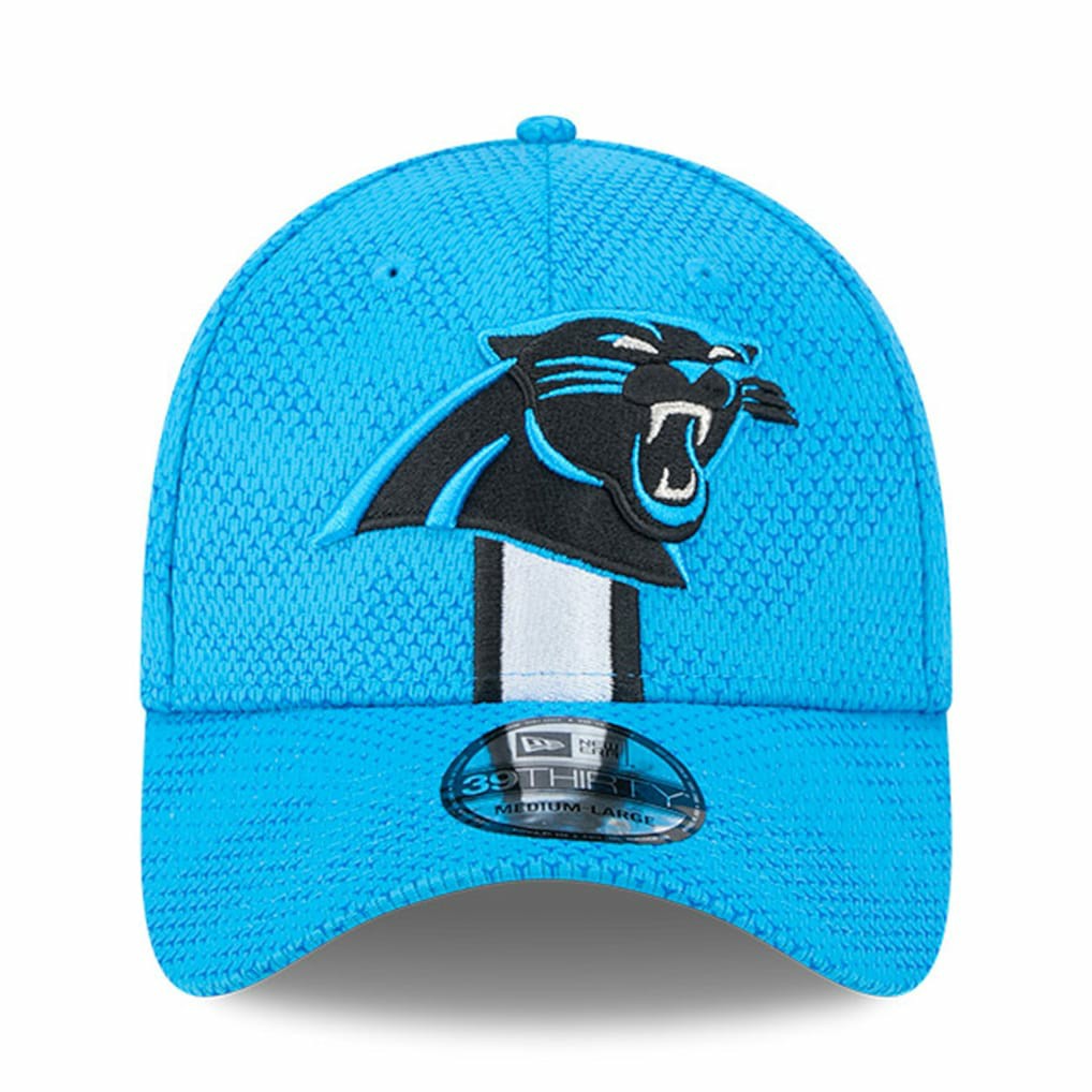 Carolina Panthers New Era 2024 Sideline 39THIRTY Flex Hat - Blue on sale