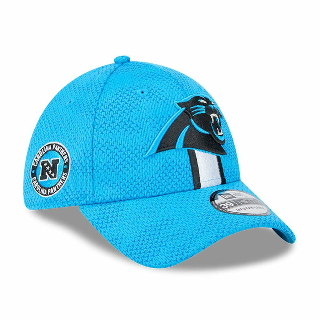 Carolina Panthers New Era 2024 Sideline 39THIRTY Flex Hat - Blue on sale