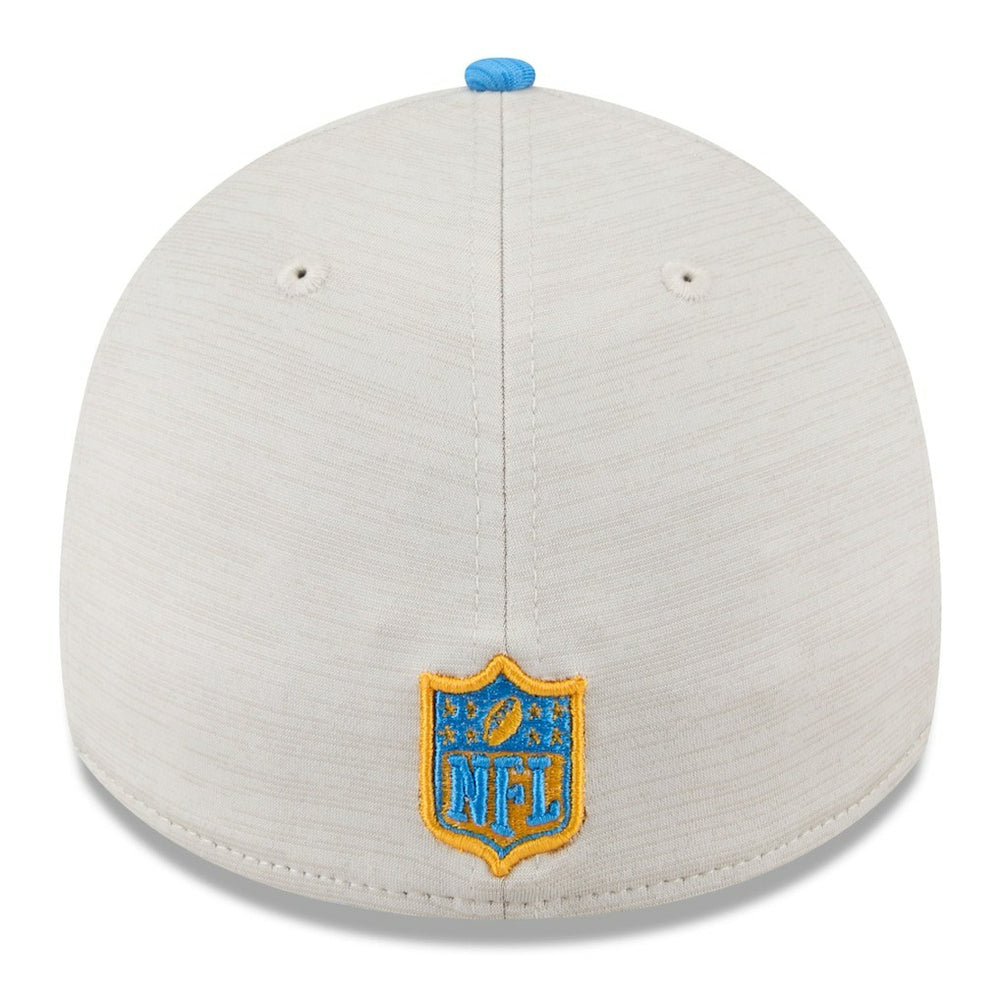 Los Angeles Chargers New Era 2024 Sideline Historic 39THIRTY Flex Hat - Stone/Blue outlet