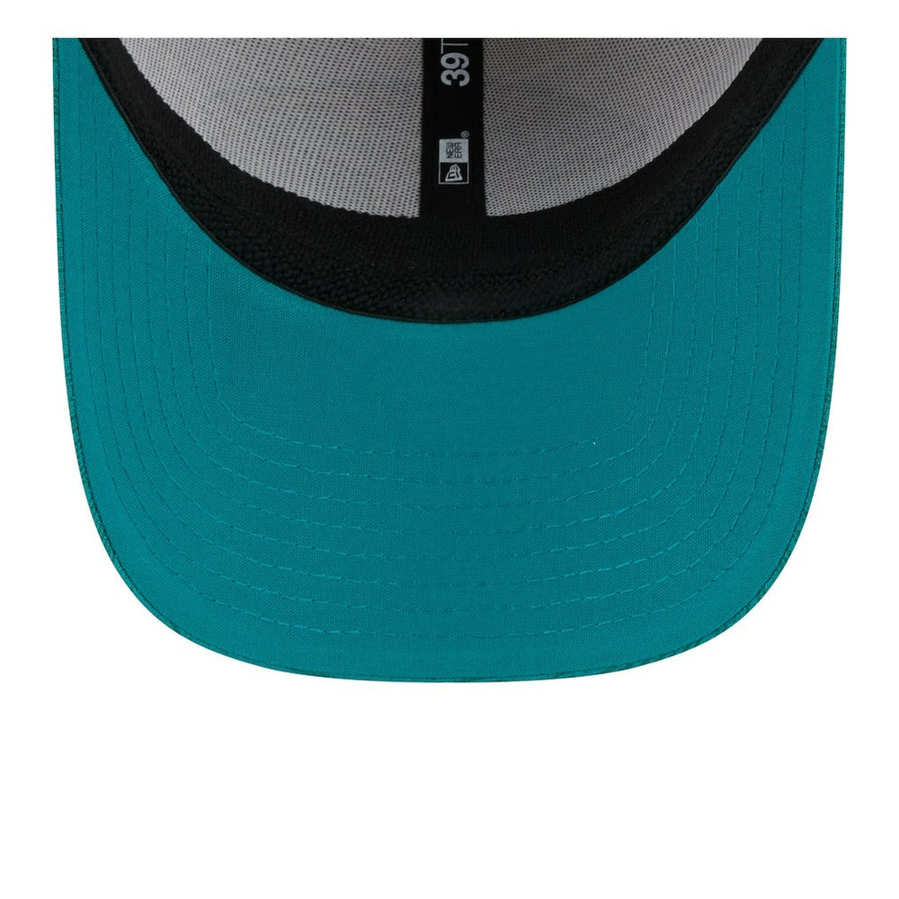 Miami Dolphins New Era 2024 Sideline Historic 39THIRTY Flex Hat - Stone/Aqua discount