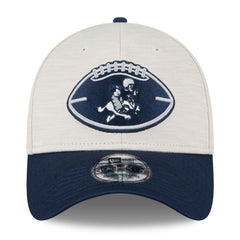 Dallas Cowboys New Era 2024 Sideline Historic 39THIRTY Flex Hat - Stone/Navy for sale