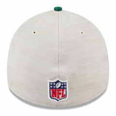 New York Jets New Era 2024 Sideline Historic 39THIRTY Flex Hat - Stone/Green cheap