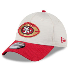 San Francisco 49ers New Era 2024 Sideline Historic 39THIRTY Flex Hat - Stone/Scarlet discount
