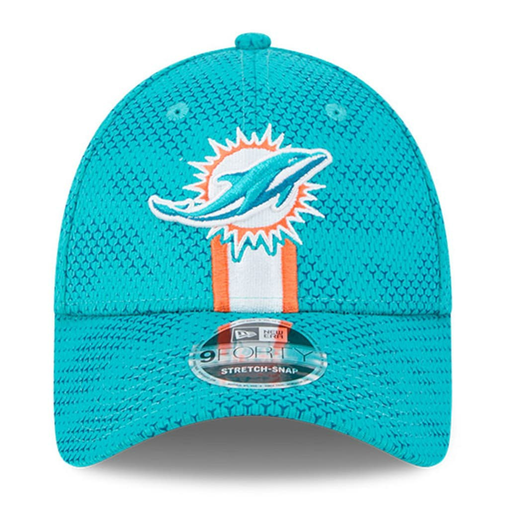 Miami Dolphins New Era 2024 Sideline 9FORTY Stretch-Snap Hat - Aqua online