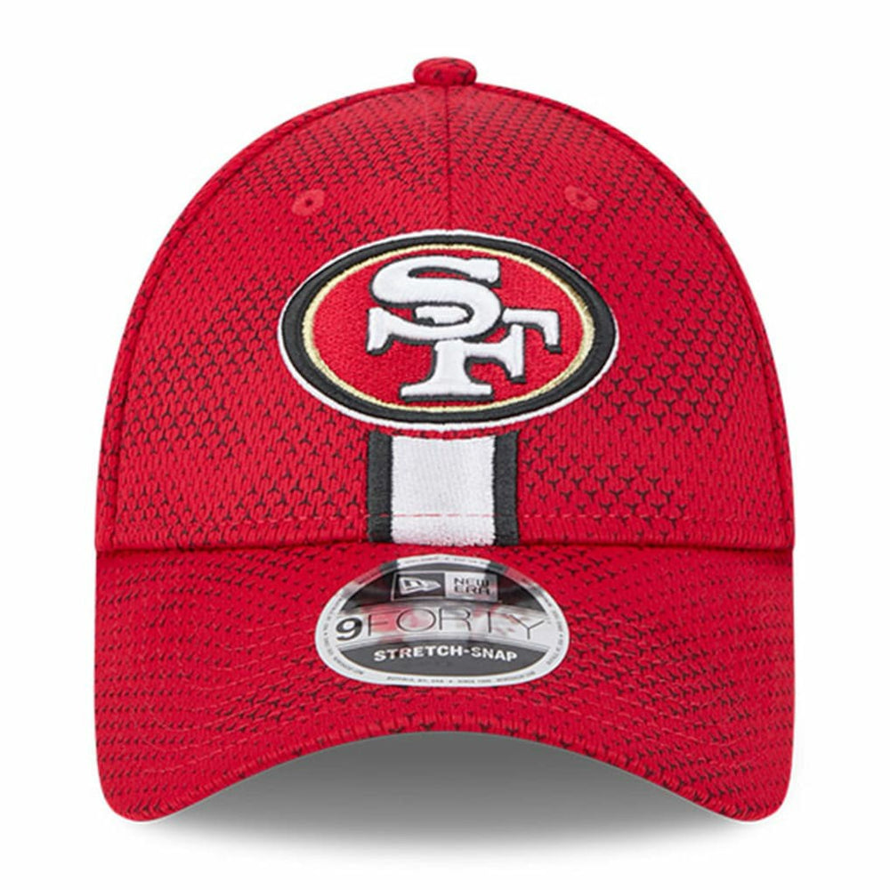 San Francisco 49ers New Era 2024 Sideline 9FORTY Stretch-Snap Hat - Scarlet for sale