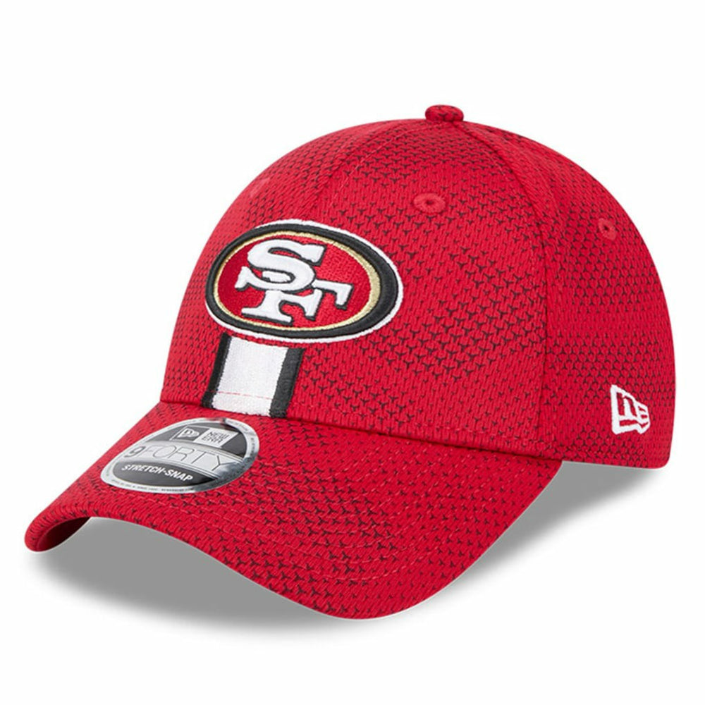 San Francisco 49ers New Era 2024 Sideline 9FORTY Stretch-Snap Hat - Scarlet for sale