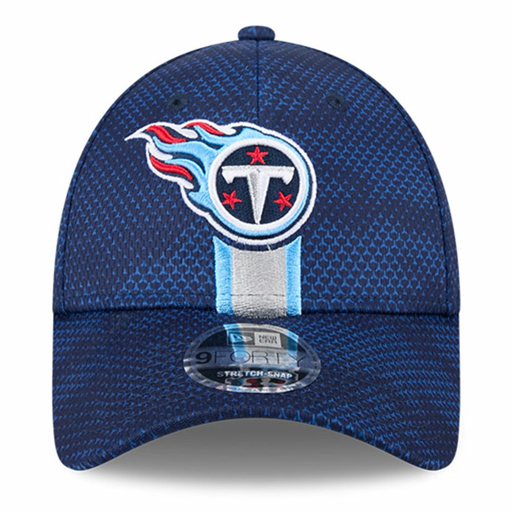 Tennessee Titans New Era 2024 Sideline 9FORTY Stretch-Snap Hat - Navy sale