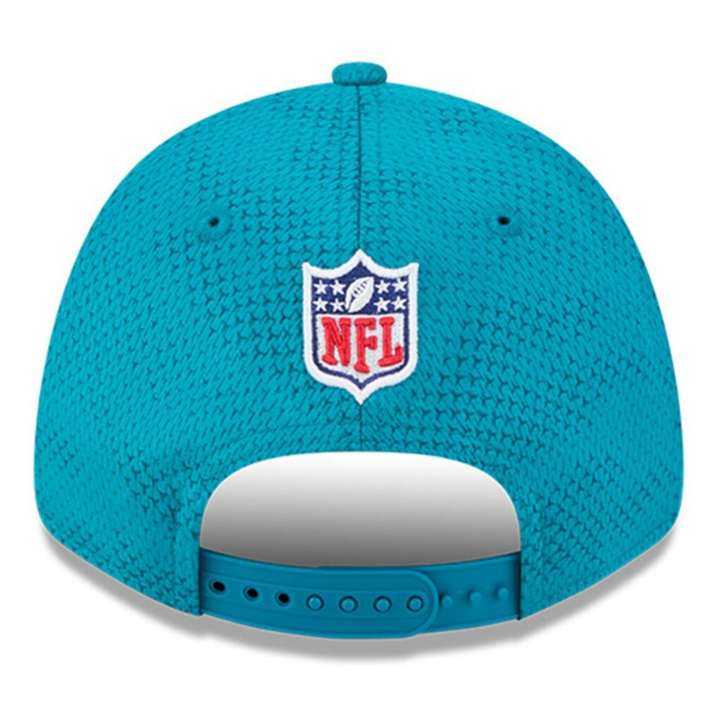 Jacksonville Jaguars New Era 2024 Sideline 9FORTY Stretch-Snap Hat - Teal cheap